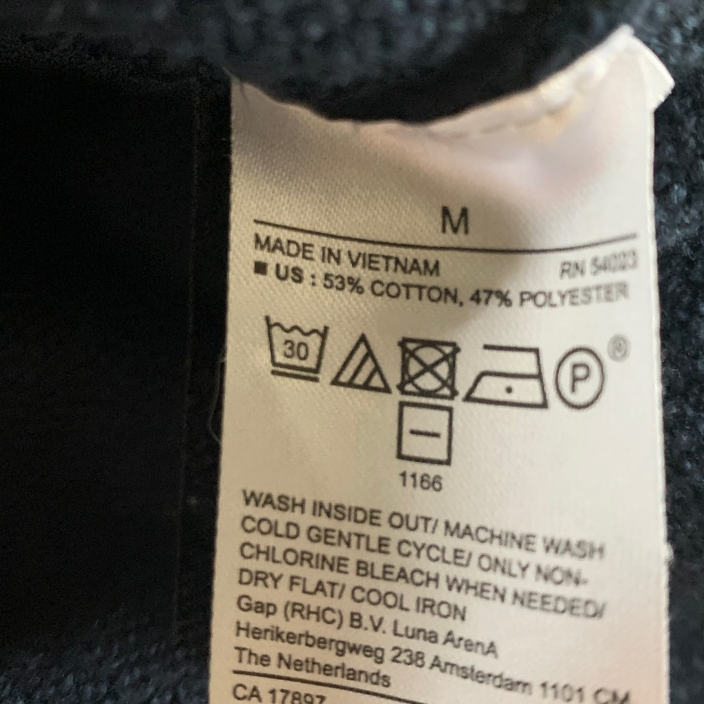 Banana Republic Dark Blue crewneck cotton Sweater women’s size medium - Picture 7 of 9